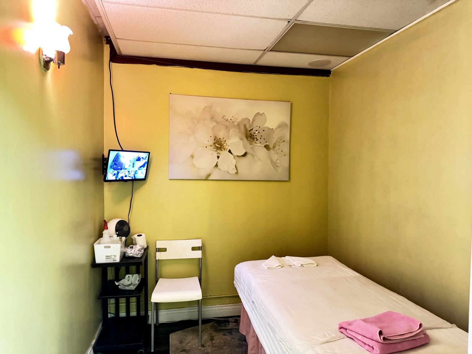 Clean towels storage